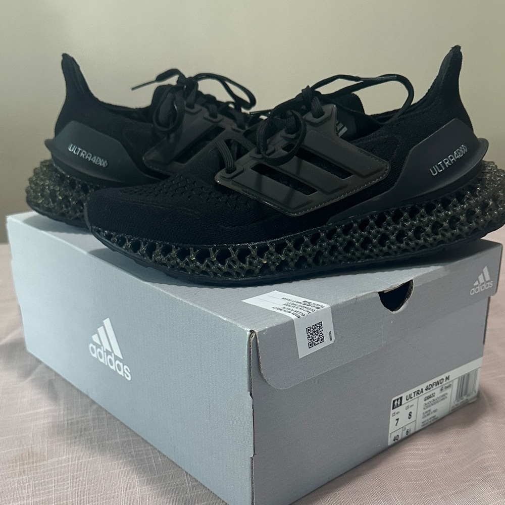 Adidas Woman’s Black UltraBoost Shoes